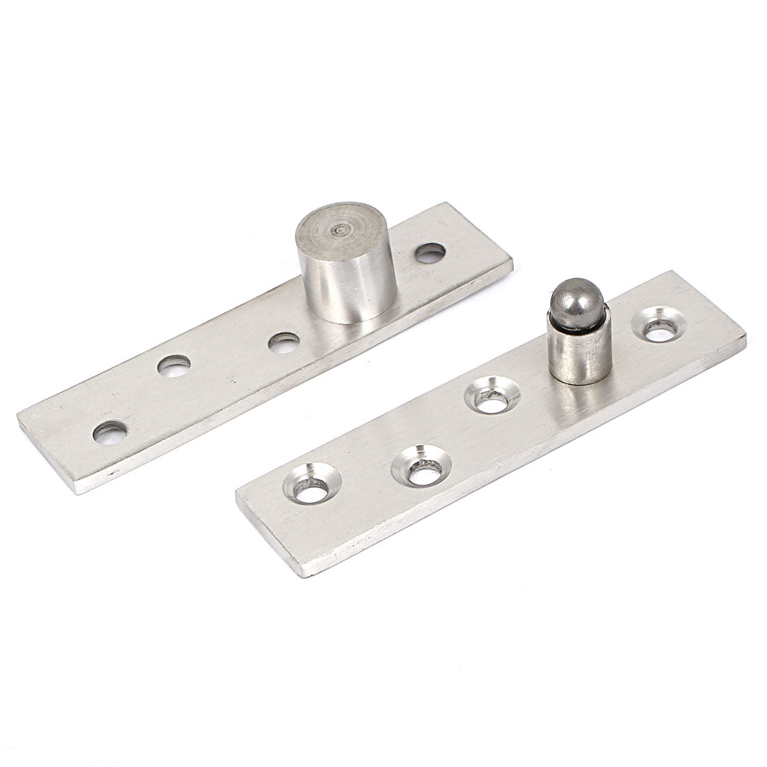 uxcell Uxcell 100mm Length Stainless Steel 360 Degree Door Pivot Hinge Hardware
