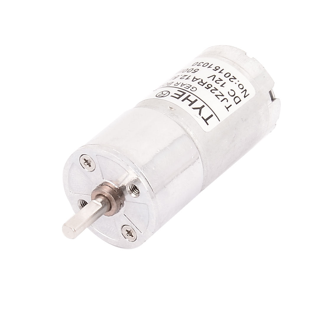 uxcell Uxcell DC 12V 500RPM High Torque Low Speed Solder Cylindrical Gear Box Motor