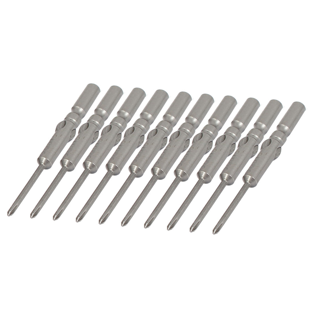 uxcell Uxcell 5mm Round Shank PH0 2mm Magnetic Phillips Screwdriver Bit 60mm Long 10pcs