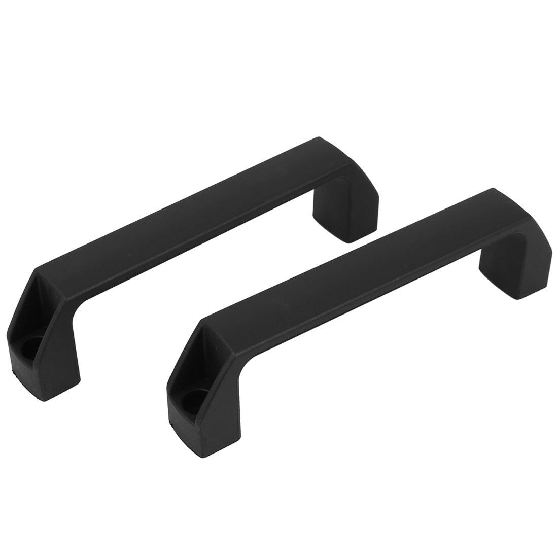 uxcell Uxcell 200mm Long Chest Box Plastic Pull Handle Black 2pcs