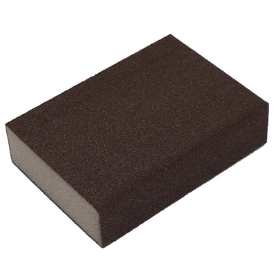 Harfington Uxcell 100mm x 70mm x 25mm 80 Grit Sponges Polishing Pad Sanding Block
