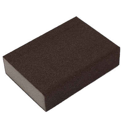 Harfington Uxcell 100mm x 70mm x 25mm 180 Grit Sponges Polishing Pad Sanding Block