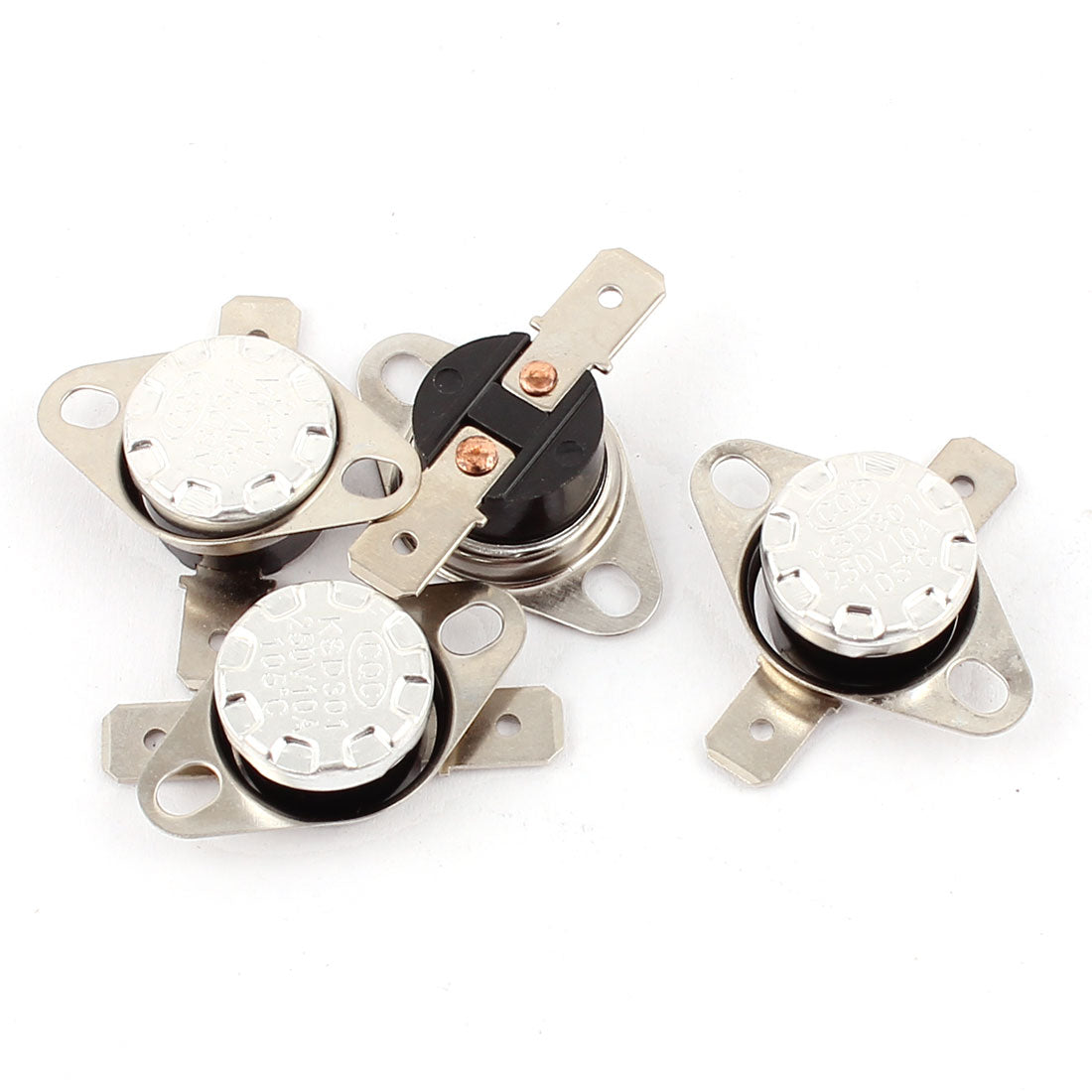 uxcell Uxcell 4PCS KSD301 105C 221F NC Thermostat Temperature Thermal Control Switch