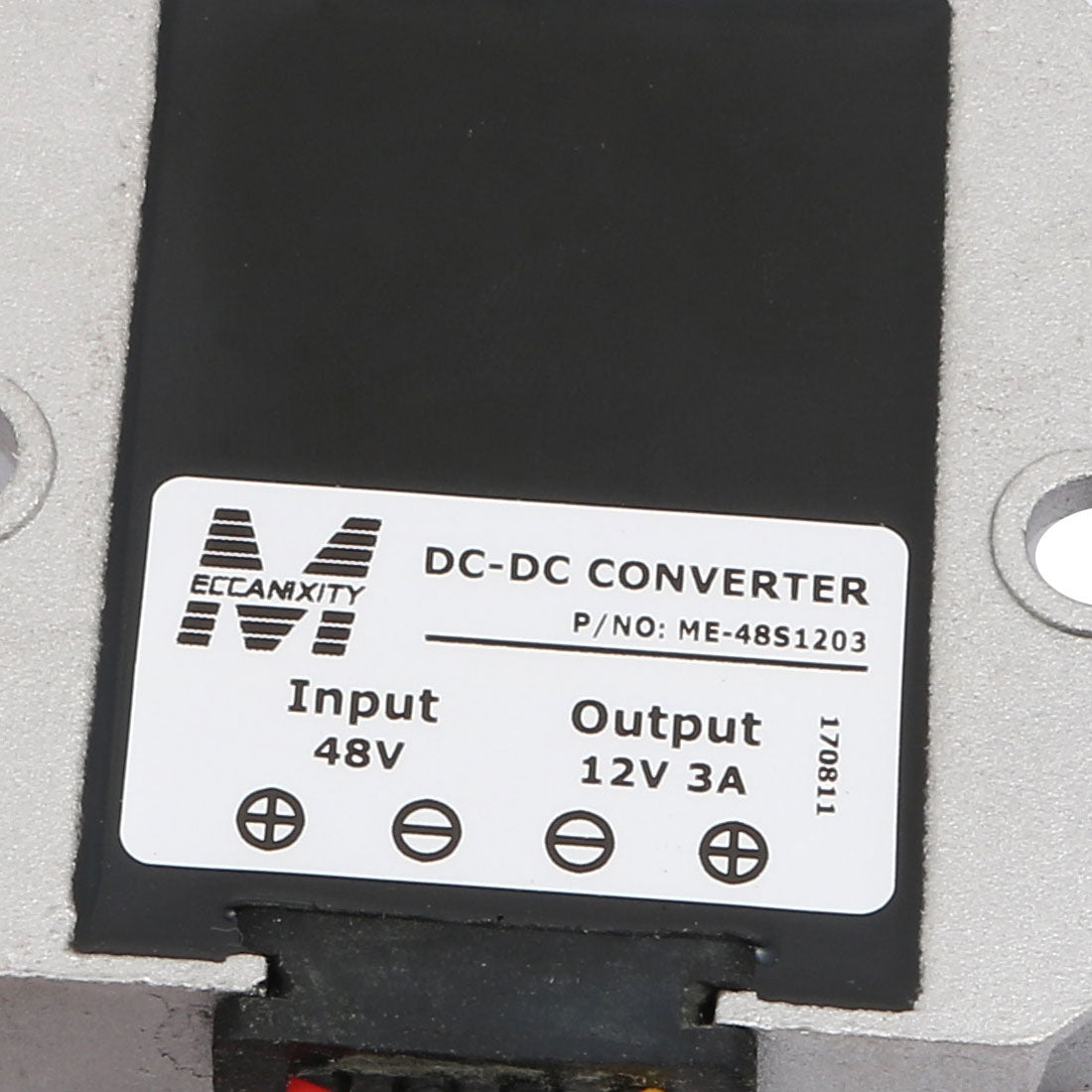 uxcell uxcell Power Converter Regulator DC 48V(38V~60V)  to DC 12V 3A 36W Waterproof Voltage Convert Transformer