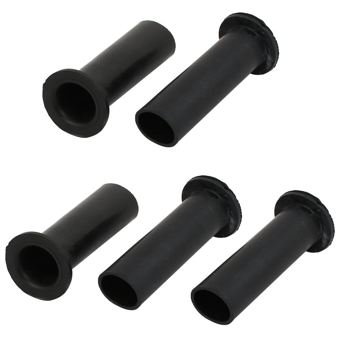 Uxcell 5 Pcs Rubber Strain Re-lief Cord Boot Protector Cable Sleeve ...