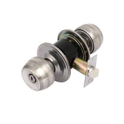 Harfington Uxcell 54mm Dia Round Ball Knob Security Turn Lock Lockset for 30mm-42mm Thickness Door