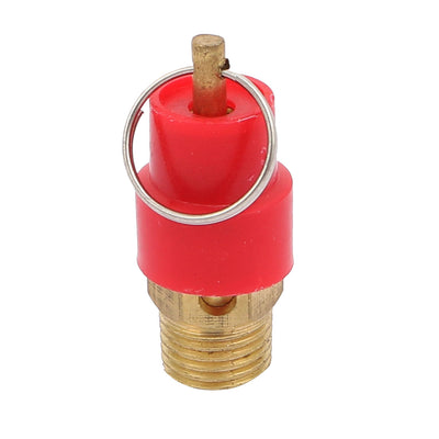 Harfington Uxcell Air Compressor Metal Ring Pressure Relief Valve Control Device 13mm Male Thread