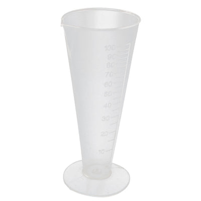 Harfington Uxcell 100ML Laboratory Experiment Tool Graduated Volume Measuring Cup Beaker