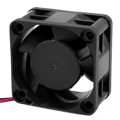 Harfington Uxcell 2Pcs DC 24V 0.04A Brushless Sleeve PC Case Fan Cooler Cooling 40 x20mm Black