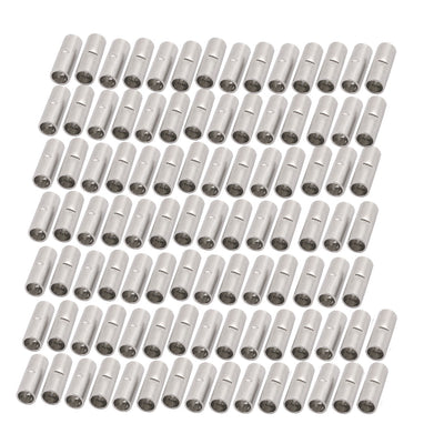 Harfington Uxcell 110Pcs BN5.5 Uninsulated Connector Terminal for 12-10 AWG Cable Wire