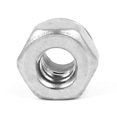 Harfington Uxcell M5 304 Stainless Steel Nylock Self-Locking Nylon Insert Hex Lock Nuts 100pcs