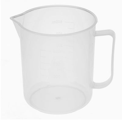Harfington Uxcell Kitchen Laboratory Environmentally Plastic Measuring Cup Clear 500ml Capacity