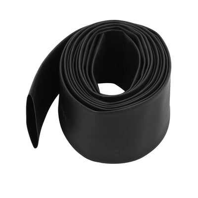 Harfington Uxcell 22mm Dia 2:1 Heat Shrink Tubing Tube Sleeving Wire Cable Black 2M Length