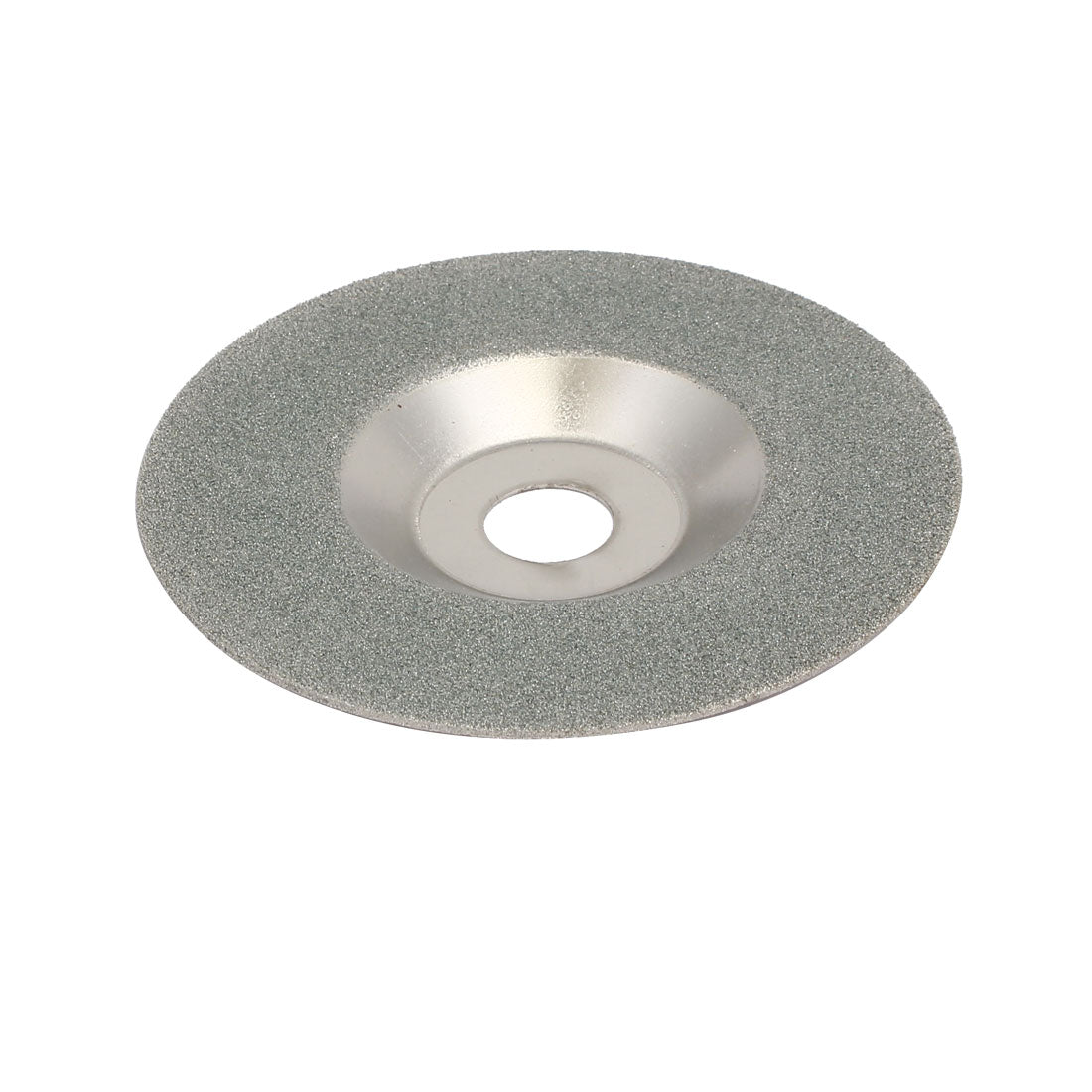 uxcell Uxcell Glass Ceramic Cup Shaped Polishing Grinding Wheel Disc Silver Tone 4'' Dia