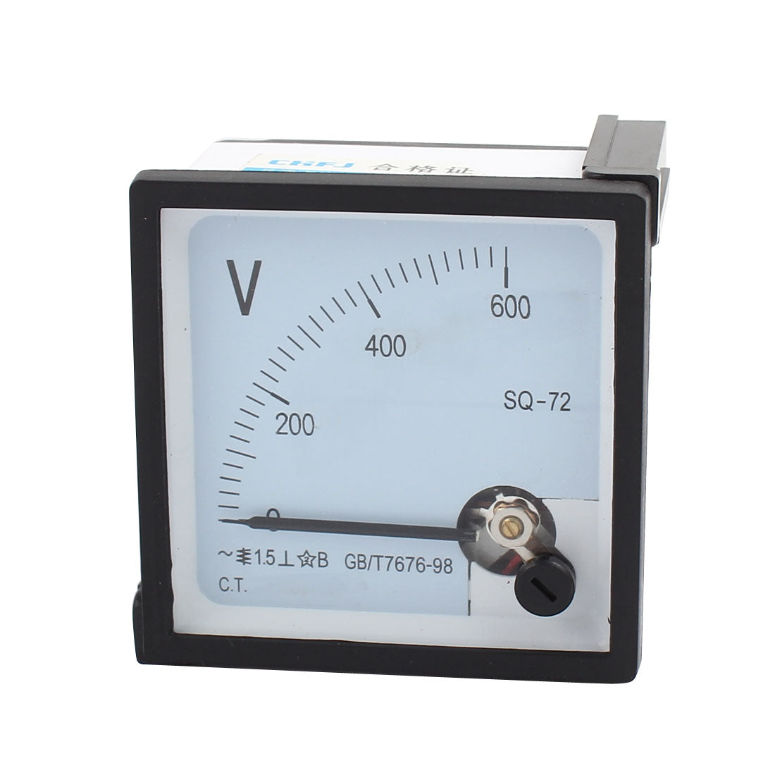 uxcell Uxcell SQ-72 Class 1.5 AC 0-600V Screw Mounted Voltage Analog Panel Meter Voltmeter
