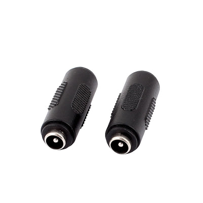 Harfington Uxcell 2Pcs DC Power Female to Female Jack Adapter 2.1x5.5mm Connector For CCTV Camera