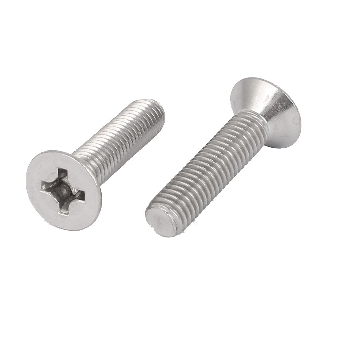 uxcell Uxcell 5 Pcs M8x35mm 316 Stainless Steel Flat Head Phillips Machine Screws Fasteners