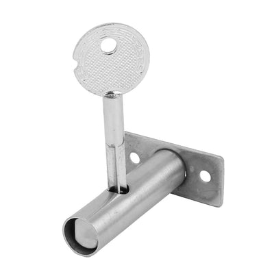 Harfington Uxcell Office Door Stainless Steel Hidden Manager Tubewell Key Mortise Lock Silver Tone