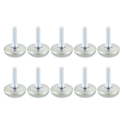 Harfington Uxcell Home Office Adjustable Furniture Glide Leveling Feet 8mm Thread Dia 10 Pcs