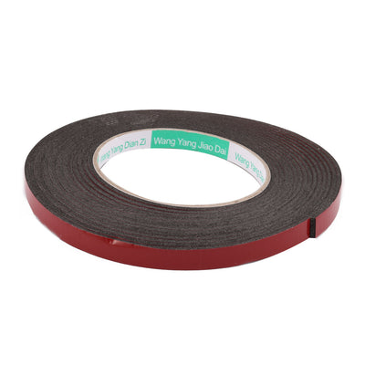 Harfington Uxcell 10mmx2mm Red Double Sided Sponge Tape Adhesive Sticker Foam Glue Strip 5M Length