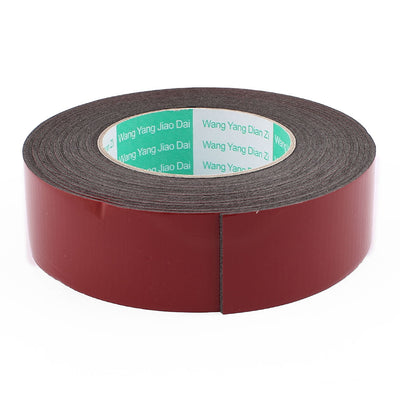 Harfington Uxcell Black Strong Double Sided Adhesive Tape Sponge Tape 40MM Width 5M Long