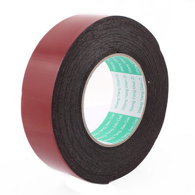 Harfington Uxcell Black Strong Double Sided Adhesive Tape Sponge Tape 40MM Width 5M Long