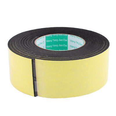 Harfington Uxcell 6CM Width 3 Meters Long 4MM Thick Single Sided Sealing Shockproof Sponge Tape