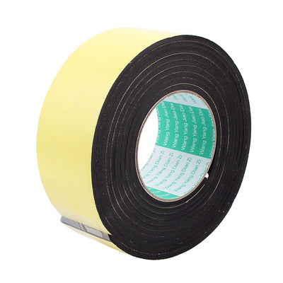 Harfington Uxcell 6CM Width 3 Meters Long 4MM Thick Single Sided Sealing Shockproof Sponge Tape