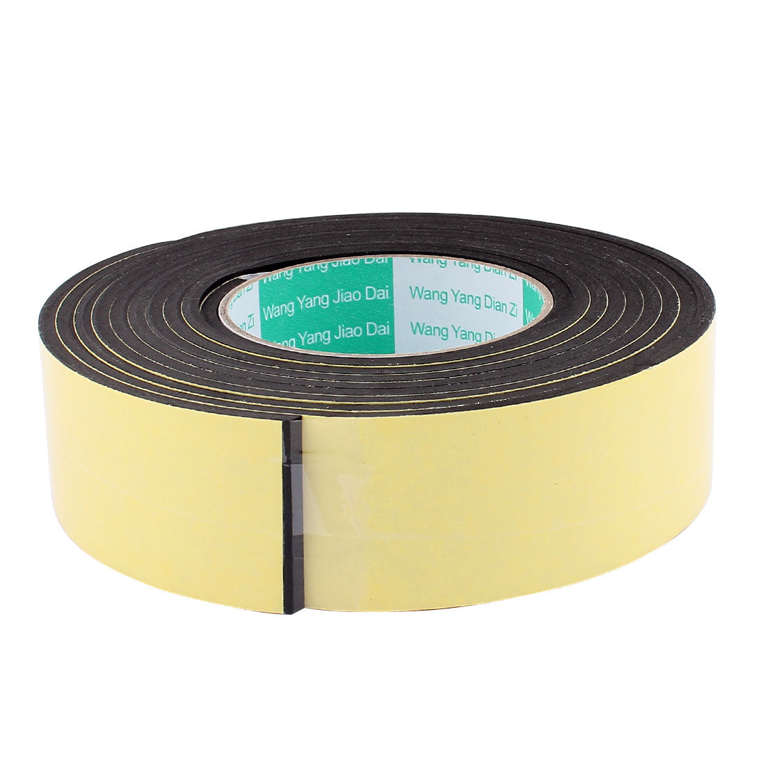 uxcell Uxcell 2 Pcs 45mmx4mm Single Sided Sponge Tape Adhesive Sticker Foam Glue Strip Sealing 3 Meters 10Ft