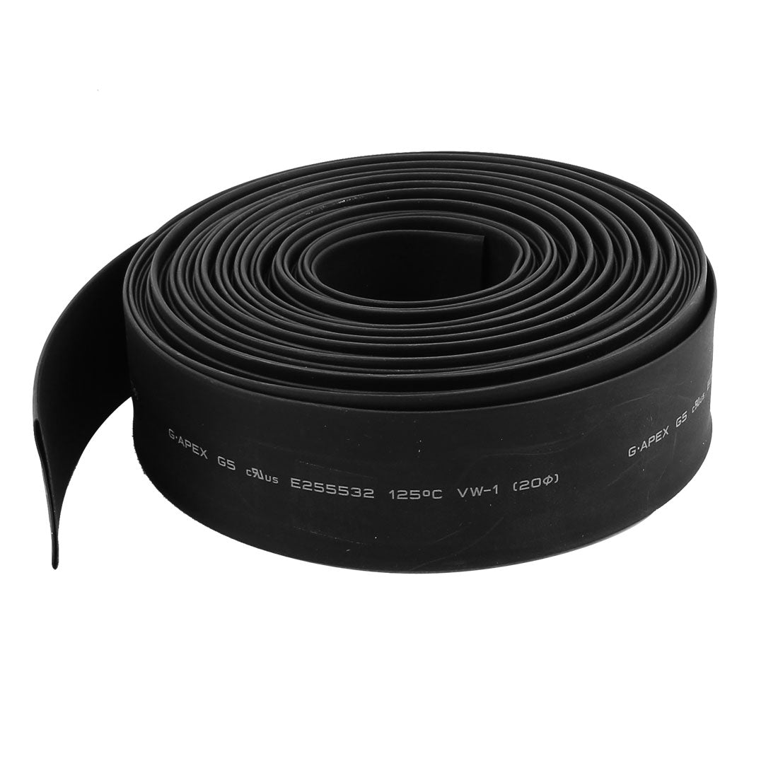 uxcell Uxcell 32.8ft x 20mm Diameter 2:1 Shrinkage Ratio Insulated Heat Shrink Tubing Black
