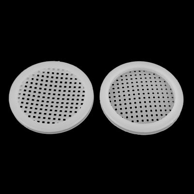 Harfington Uxcell 10pcs  Plastic Round Shape Mesh Hole Air Vent Cover for 5mm Thickness Board