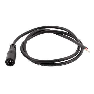 Harfington Uxcell 0.5m DC Female 5.5 x 2.1mm Power Cable Extension Wire For CCTV Camera
