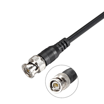 Harfington Uxcell 1M 3.2ft BNC Q9 Male to DC Female Switching Connect Cable for CCTV Camera