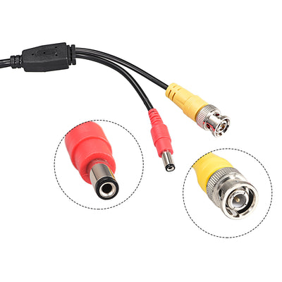 Harfington Uxcell 5M 16ft CCTV Camera BNC DC Male to Female Power Video Extension Cable
