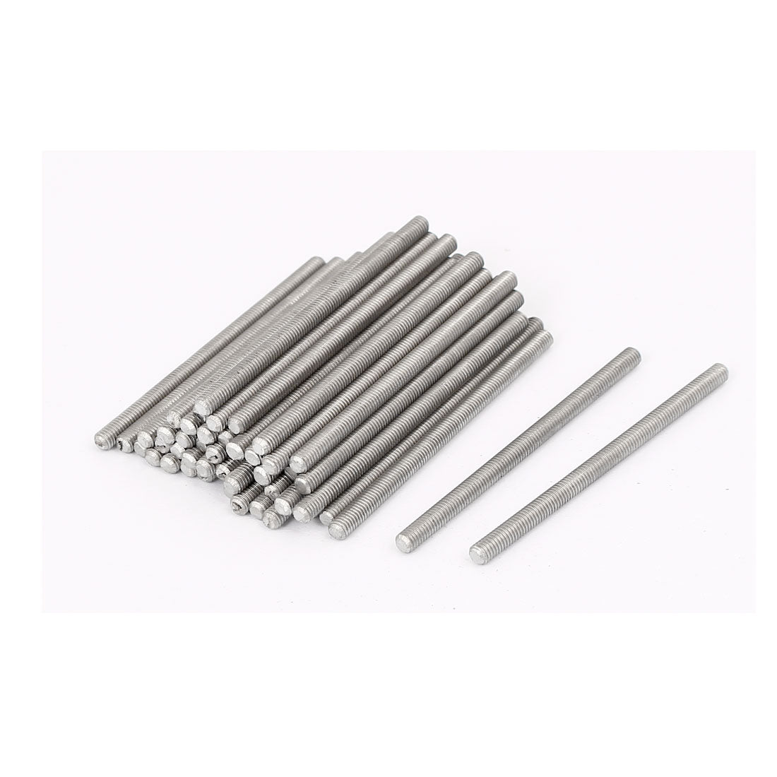 Uxcell M3 x 50mm 0.5mm Pitch 304 Stainless Steel Fully Threaded Rods ...