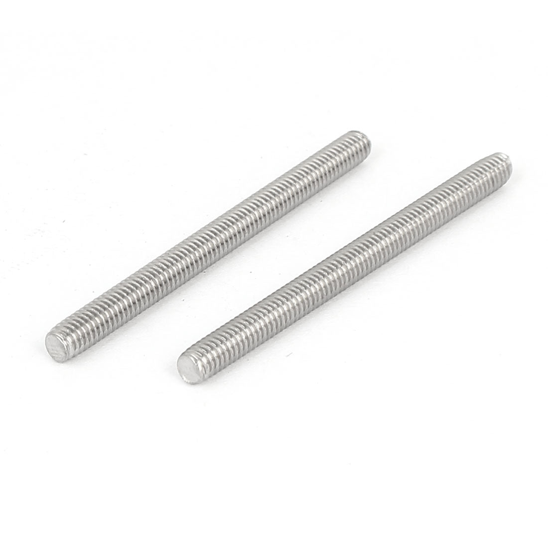 uxcell Uxcell M4 x 50mm 304 Stainless Steel Fully Threaded Rod Bar Studs Fasteners 50 Pcs