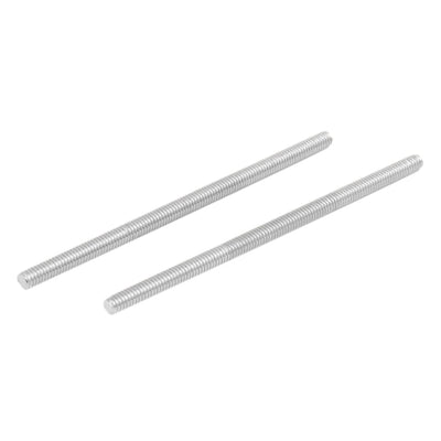 Harfington Uxcell M4 x 80mm 304 Stainless Steel Fully Threaded Rod Bar Studs Silver Tone 20 Pcs