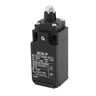 Harfington Uxcell XCK-P Parallel Roller Plunger Actuator Limit Switch AC 240V 3A