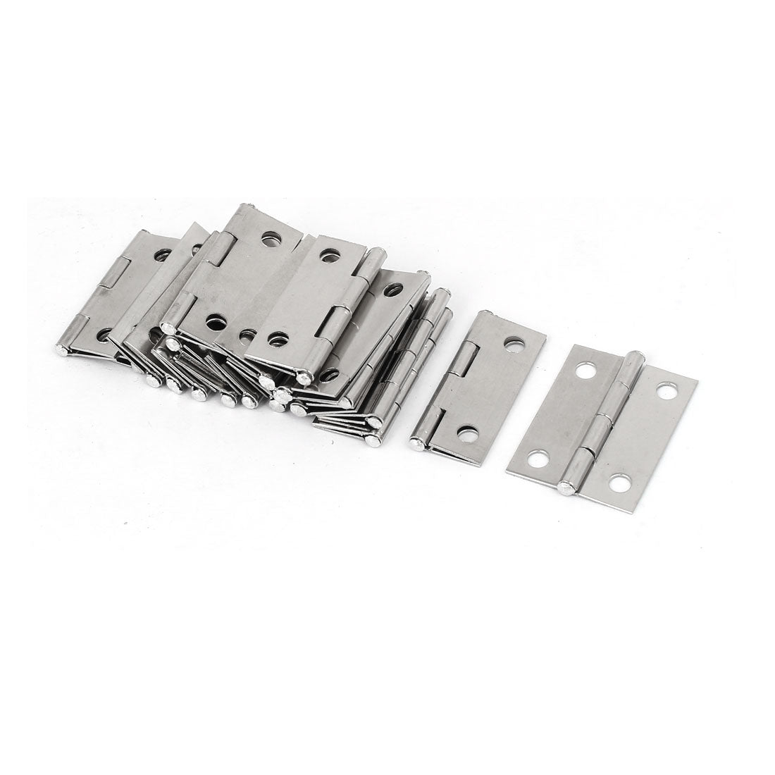 uxcell Uxcell Household Cabinet Cupboard Hardware Stainless Steel Door Hinge 38mm Long 20pcs