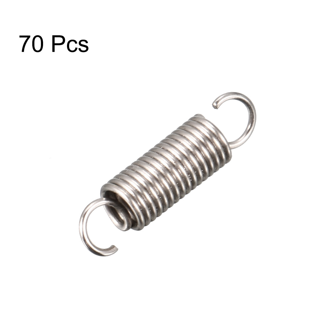 Uxcell Uxcell 0.4mm Wire Diax3mm ODx12mm Free Length Spring Steel Tension Spring 70pcs