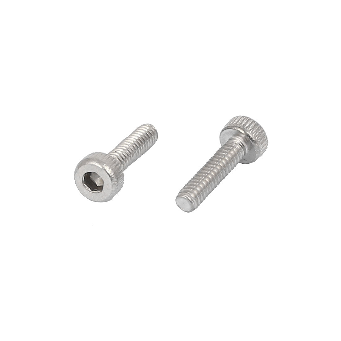 uxcell Uxcell M2 x 8mm 0.4mm Pitch 304 Stainless Steel Hex Socket Head Cap Screw DIN912 120pcs