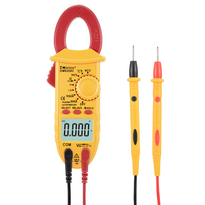 Harfington DM6268C Mini Digital Multimeter Ammeter Voltage ACV DCV Ohm Clamp Meter Tester Handheld