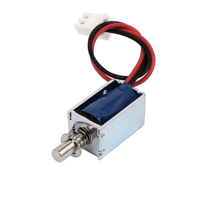 Harfington Uxcell Open Frame Actuator Door Lock Tiny Size Popup Solenoid Electromagnetic Lock