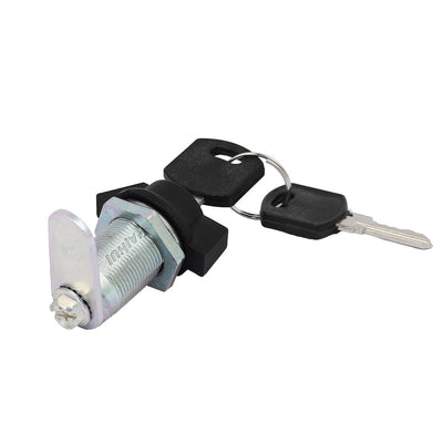 Harfington Uxcell 17.5mm Dia Thread Quarter Turn Security Cam Lock w Keys