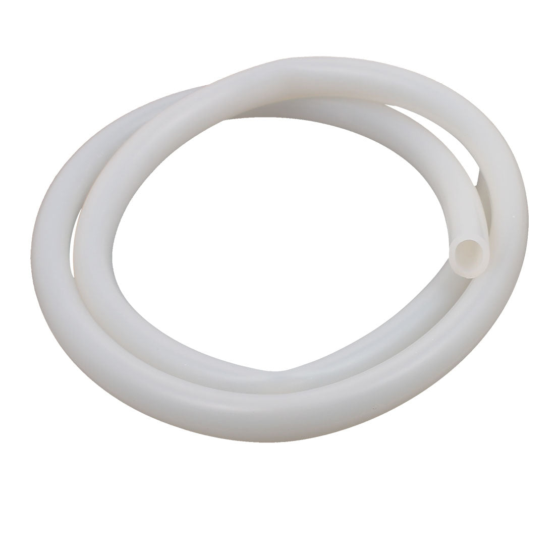 uxcell Uxcell 10mm x 14mm Beige Silicone Tube  Air Pump Hose Pipe 1M