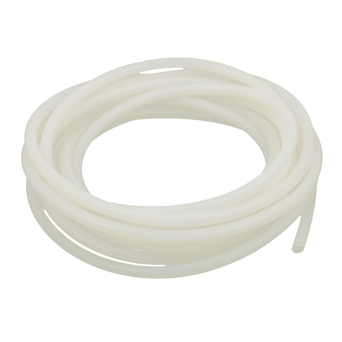 uxcell Uxcell 3mm x 6mm Silicone Translucent Tube Water Air Pump Hose Pipe 5 Meters Length