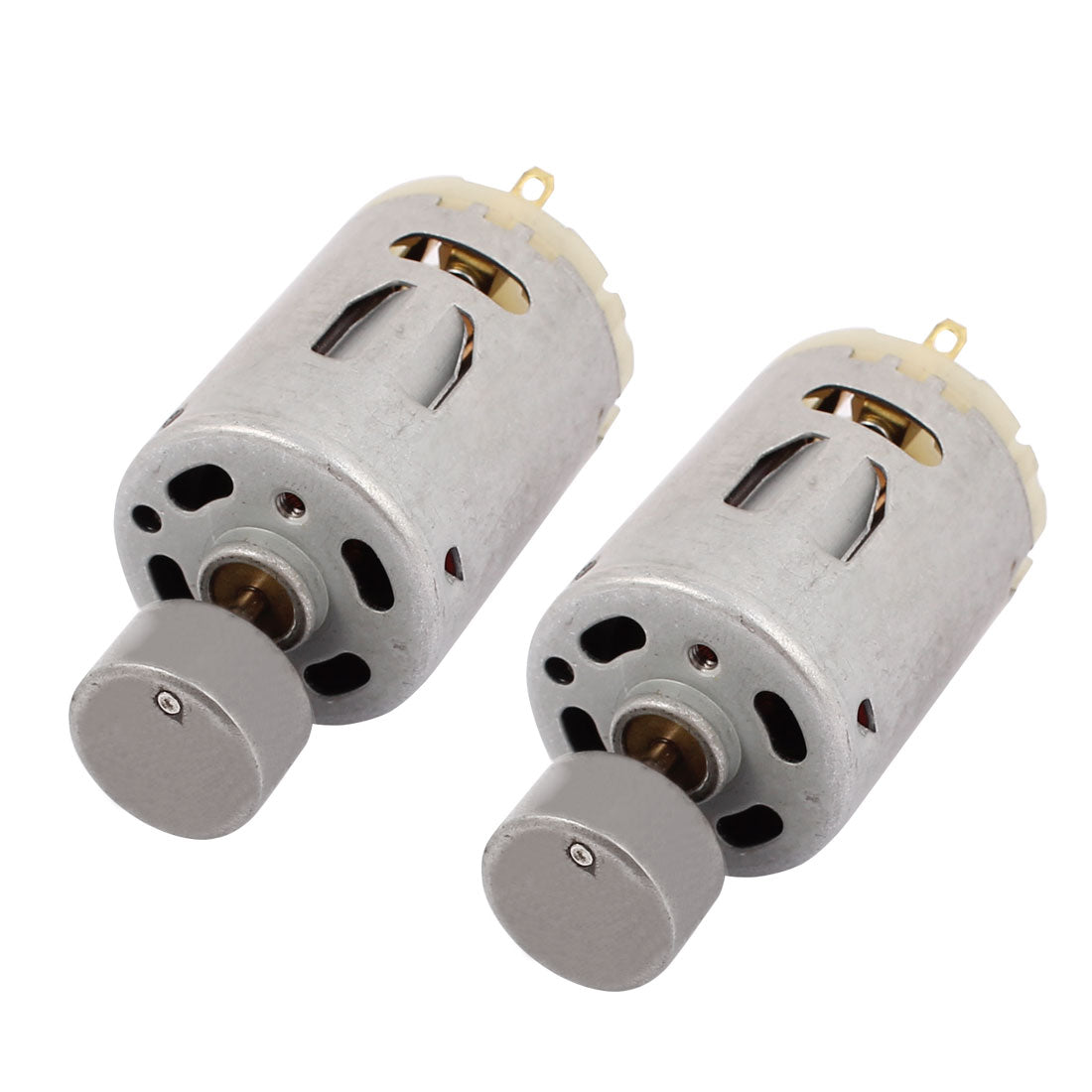 uxcell Uxcell 2Pcs DC 12V 4500RPM Large Torque Strong Magnet Micro Vibration DC Motor for Electric