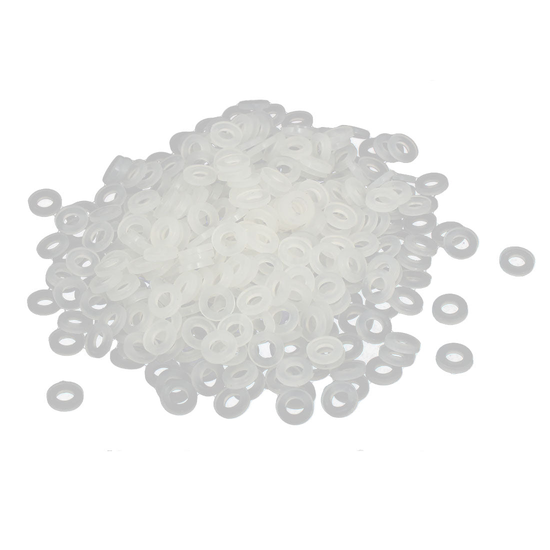 Uxcell Uxcell M2 x 5mm x 1mm Nylon Flat Washers Spacers Gaskets Fastener White 400PCS