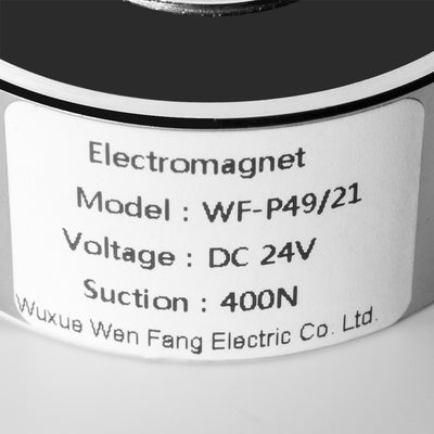 Harfington Uxcell DC 24V  400N Electric Lifting Magnet Electromagnet Solenoid Lift Holding