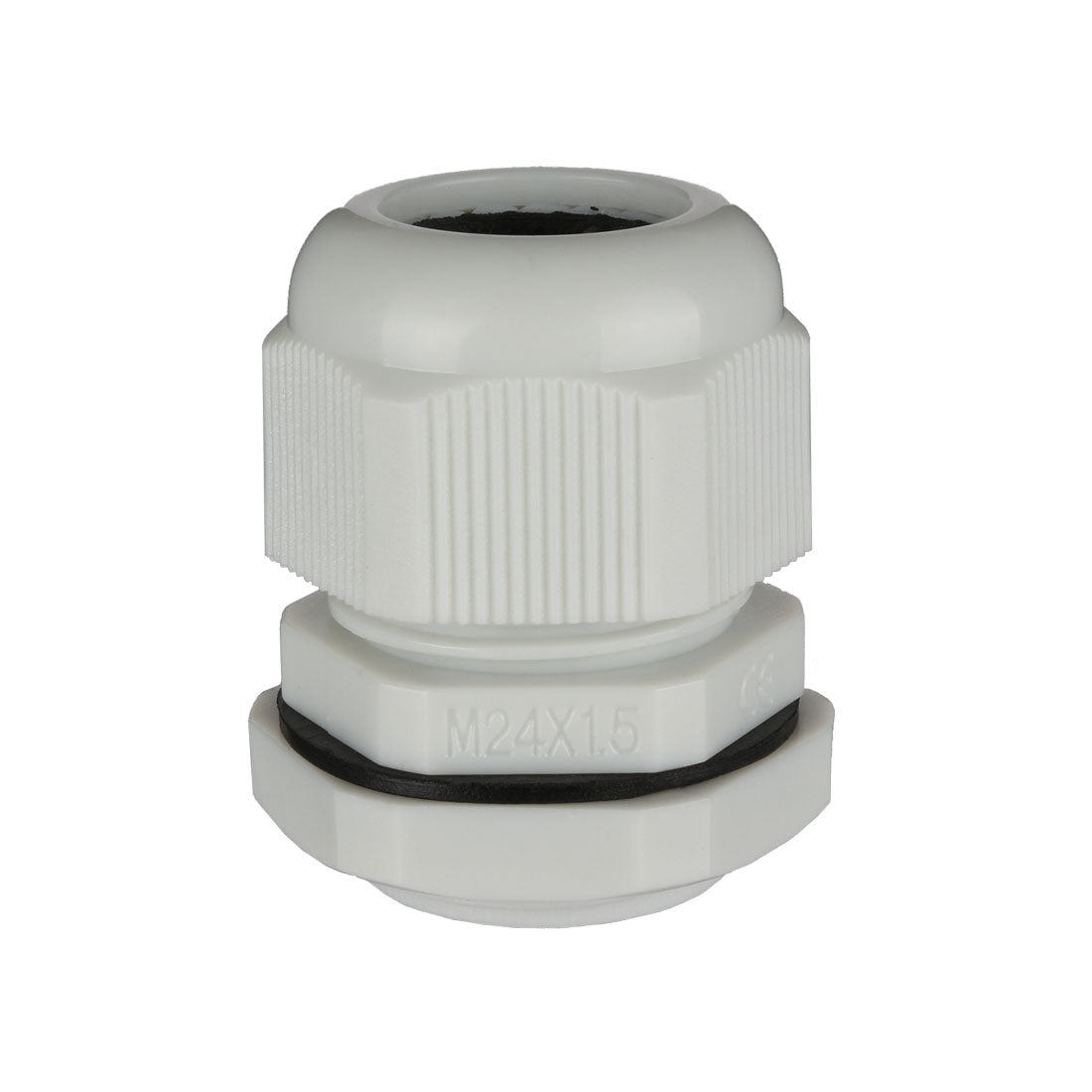 uxcell Uxcell 10 Pcs M24 Waterproof Nylon Cable Gland Joint Adjustable Connector for 12mm-15mm Dia Cable Wire